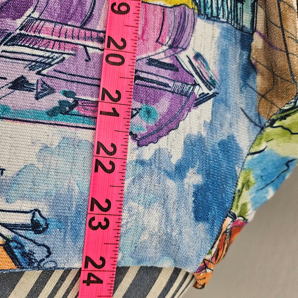 Alfred Dunner Petite L Asymmetrical 3/4 Sleeve Shirt - Picture 7 of 9